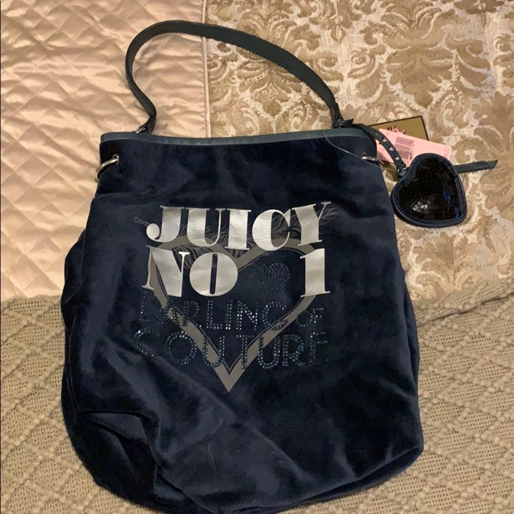 Juicy Couture Velvet Shoulder Bag